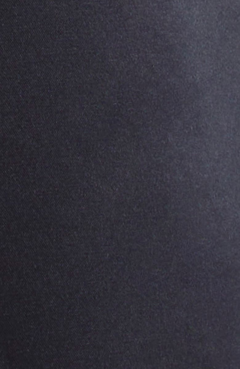 R13 Relaxed Pleated Crop Trousers, Alternate, color, Black