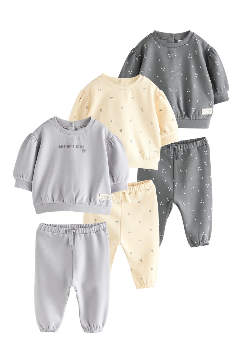 6-Pack Assorted Sweatshirt & Sweatpants Set, Main, color, MULTI