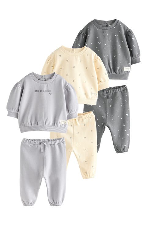 6-Pack Assorted Sweatshirt & Sweatpants Set (Baby)