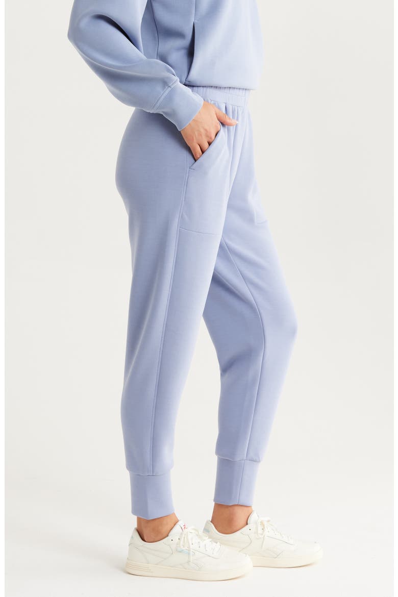 Soft Luxe High Waist Joggers, Alternate, color, BLUE TEMPEST