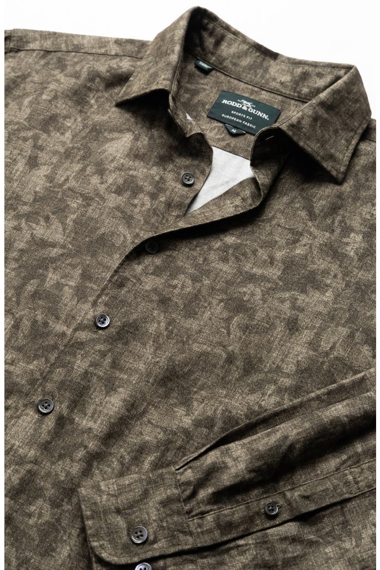 Campbell Valley Cotton Shirt, Alternate, color, MOSS