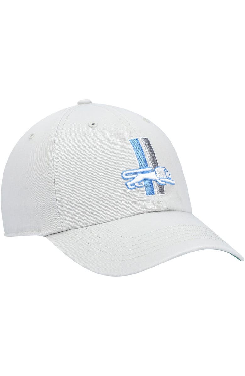 '47 Men's '47 Gray Detroit Lions Legacy Franchise Fitted Hat, Alternate, color, 