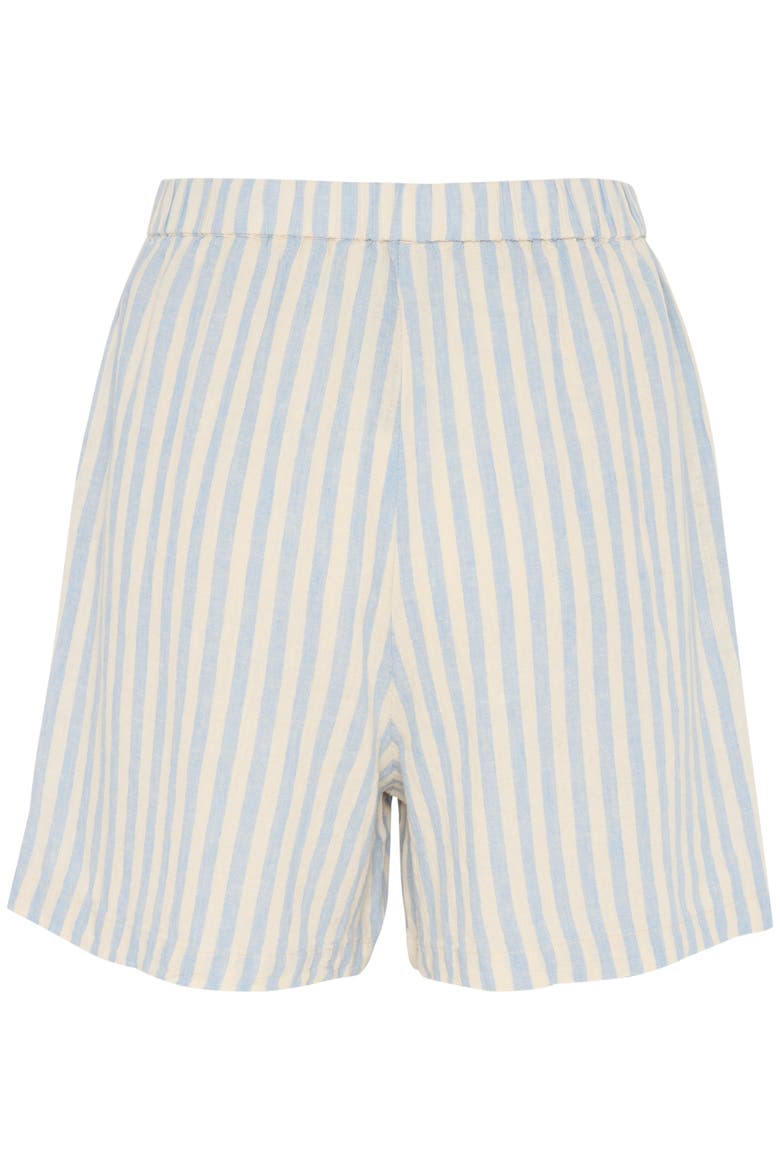 Belira Wide Leg Elastic Waist Shorts, Alternate, color, Skyway Stripes