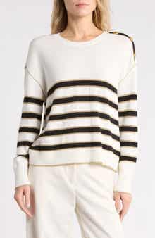 Bishop Striped Crewneck Sweater