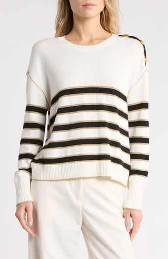 Bishop Striped Crewneck Sweater