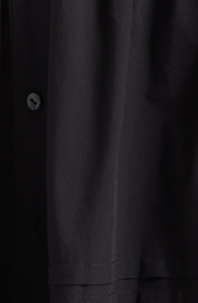 Ramy Brook Orla Belted Sleeveless Mixed Media Minidress, Alternate, color, Black