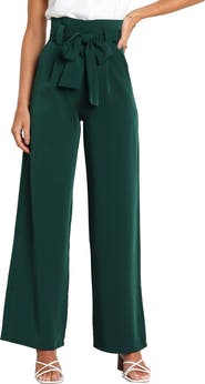 Petal & Pup Kieran Tie Waist Wide Leg Pants