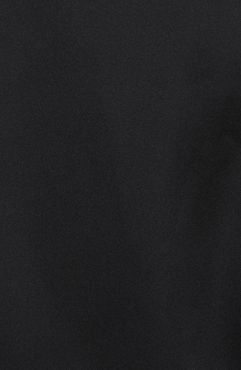 Milly Stretch Satin Mini Coatdress, Alternate, color, 