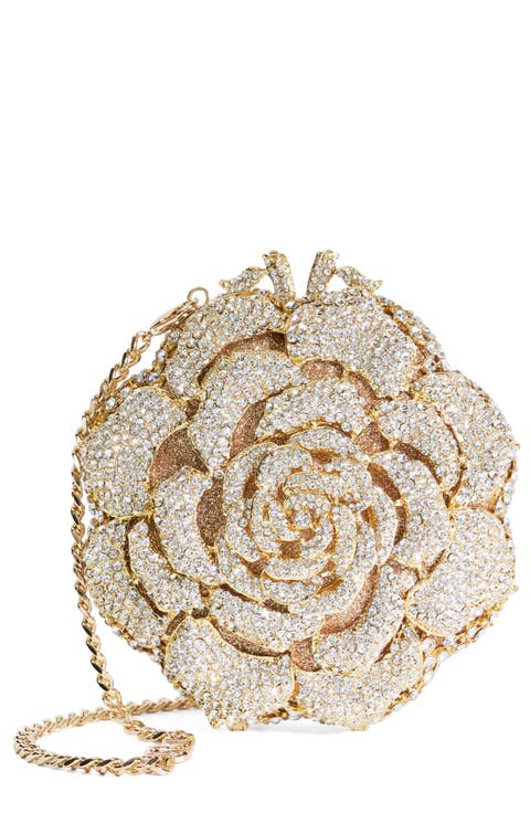 Bling Flower Clutch