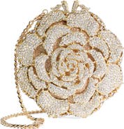Dune London Bling Flower Clutch
