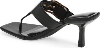 Merasa Heeled Slide Sandal