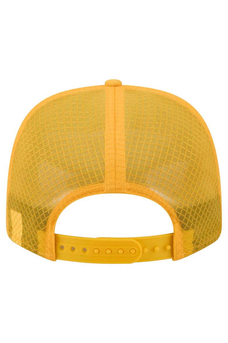 Men's New Era Gold Pittsburgh Steelers Micro Badge 9SEVENTY Adjustable Hat, Alternate, color, Gold