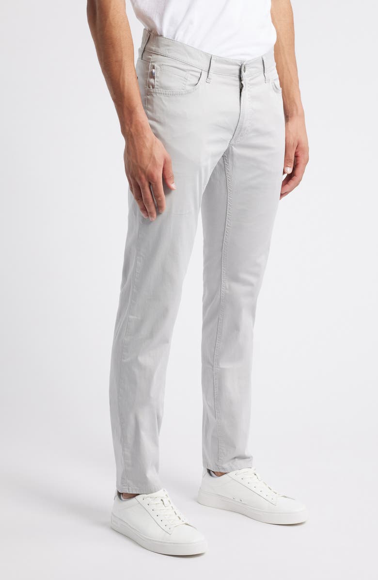 Brax Chuck U Modern Fit Stretch Cotton Pants, Alternate, color, Platin