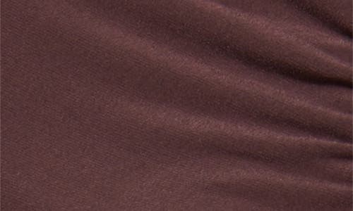 Open Edit Shirred Mock Neck Top In Animal Print