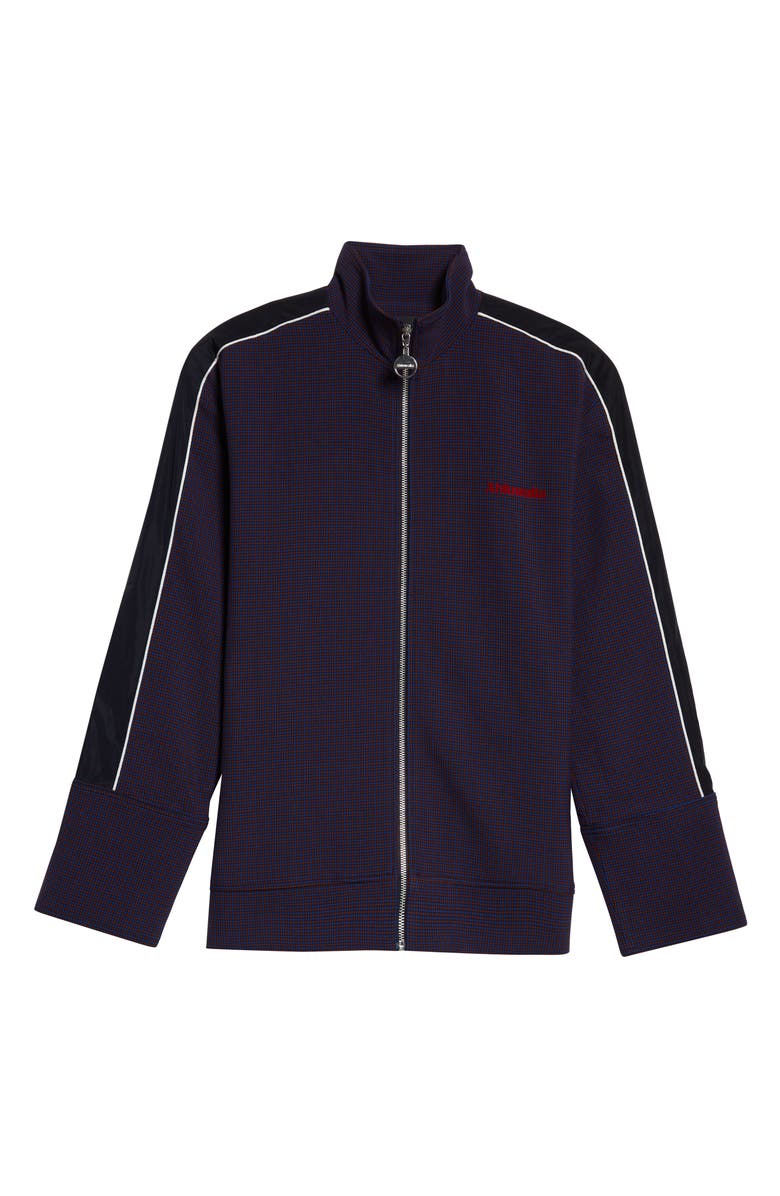 Ahluwalia Check Emblem Logo Track Jacket, Alternate, color,