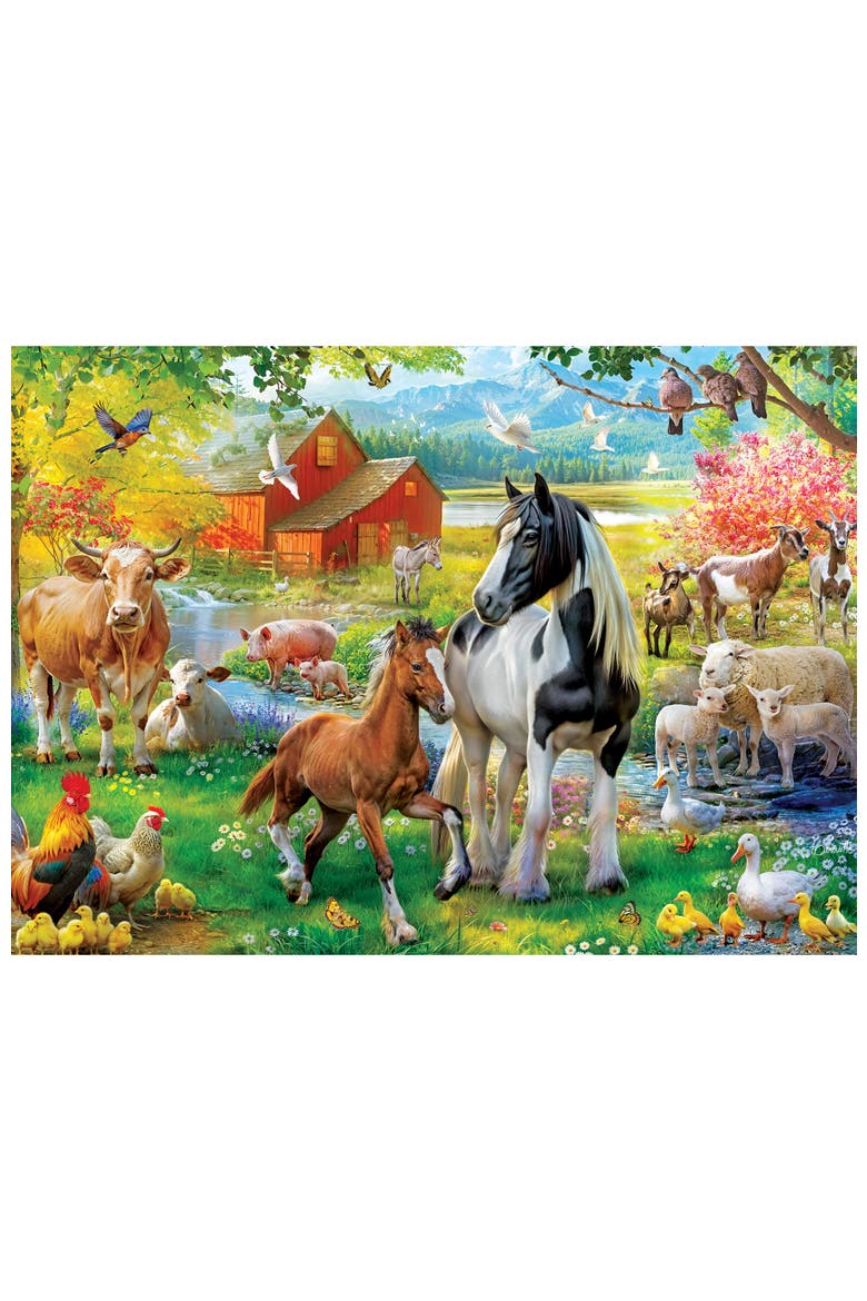 Down on Maple Lane 1000 Piece Puzzle, Alternate, color, Multicolor