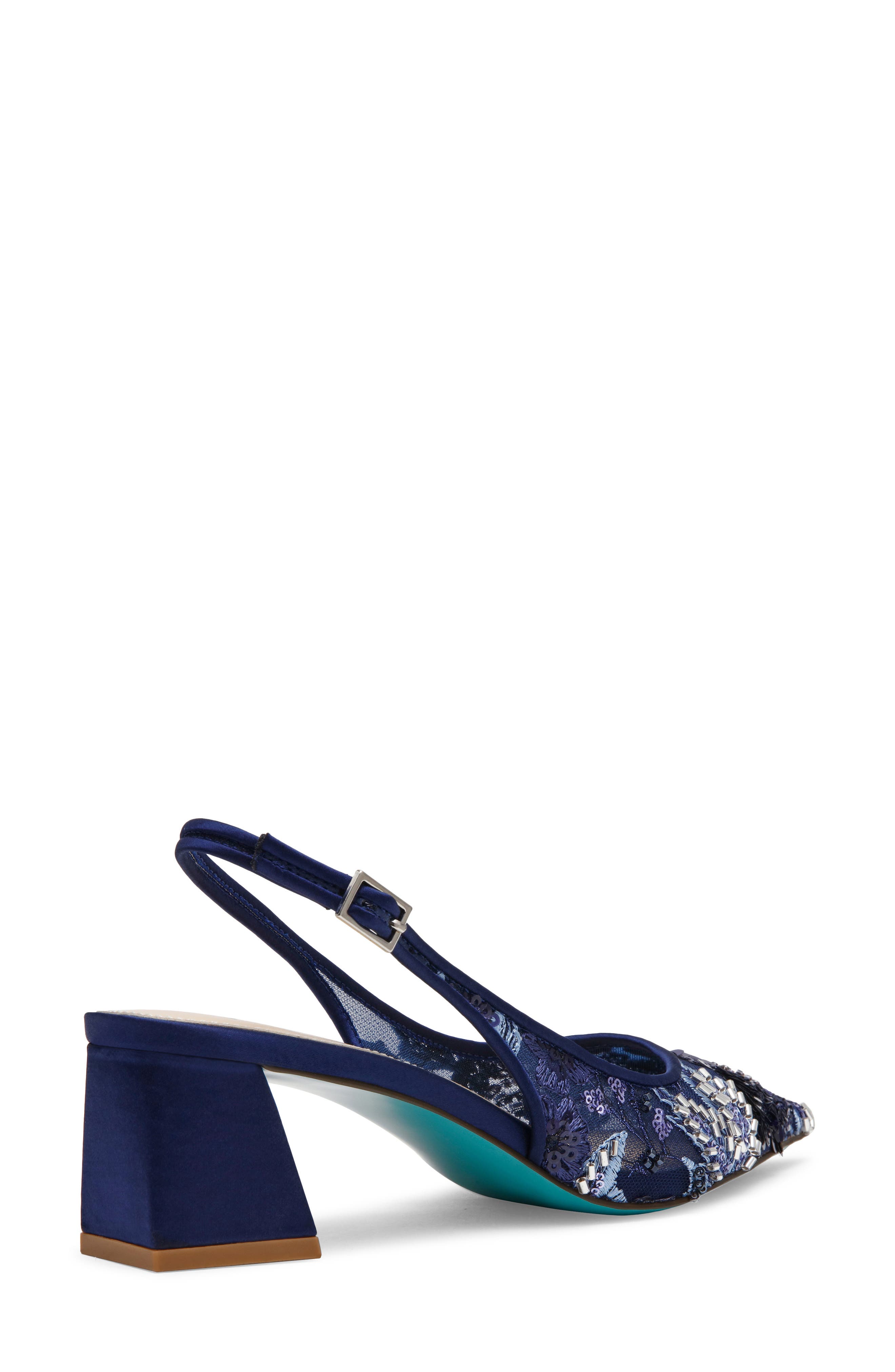 Myron Slingback Pump, Alternate, color, NAVY