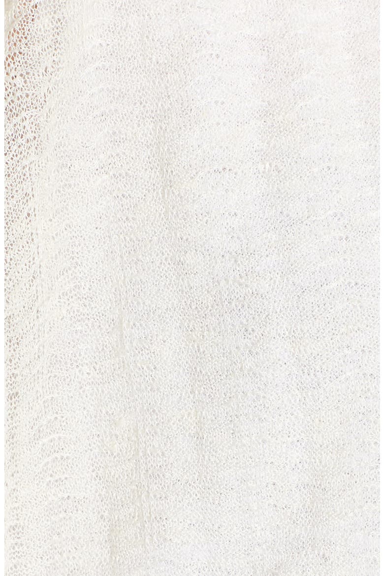Hemp Blend Poncho Wrap, Alternate, color, BONE