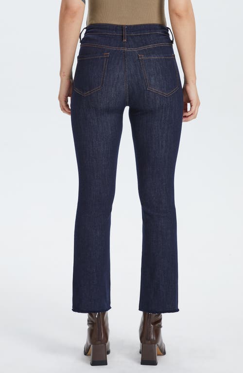Bayeas Raw Hem Mid Rise Ankle Straight Leg Jeans