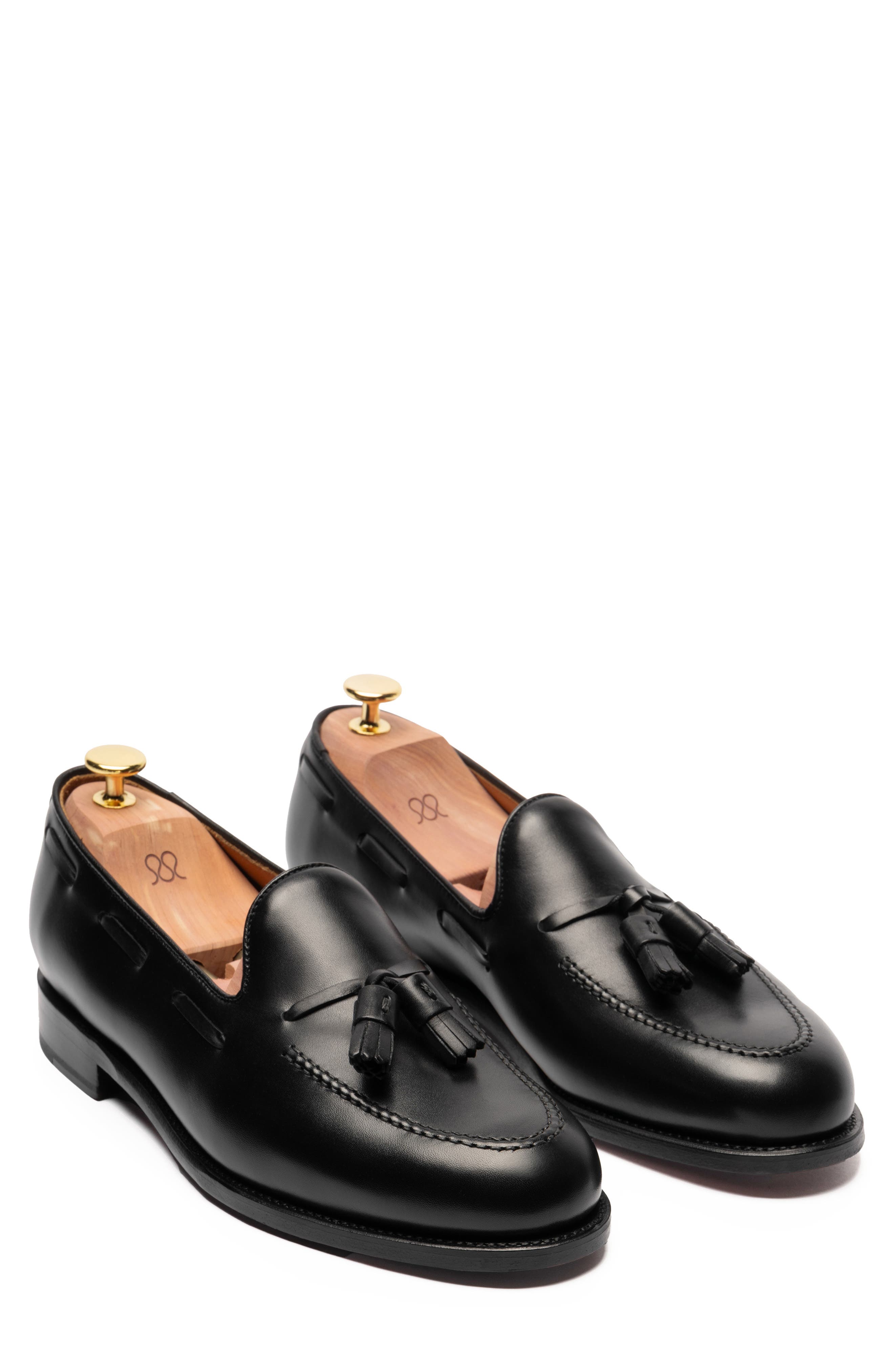MORJAS The Tassel Kiltie Loafer, Alternate, color, Black Calf