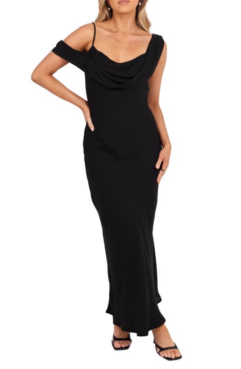 Kamryn Cowl Neck Cocktail Dress