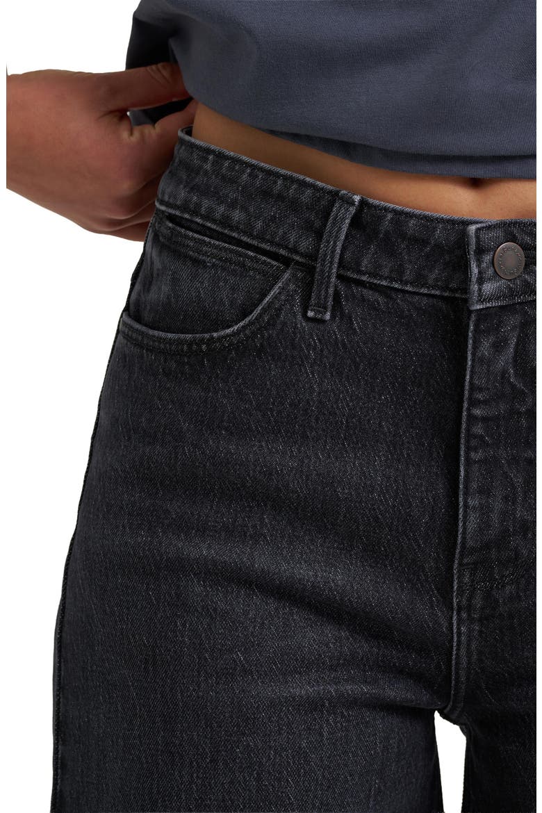 Mid Rise Loose Straight Leg Jeans, Alternate, color, DARK SKY
