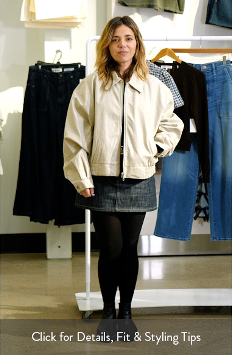 Oversize Faux Leather Jacket, sales video thumbnail