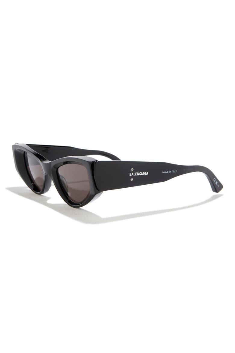48mm Cat Eye Sunglasses, Alternate, color, BLACK BLACK GREY