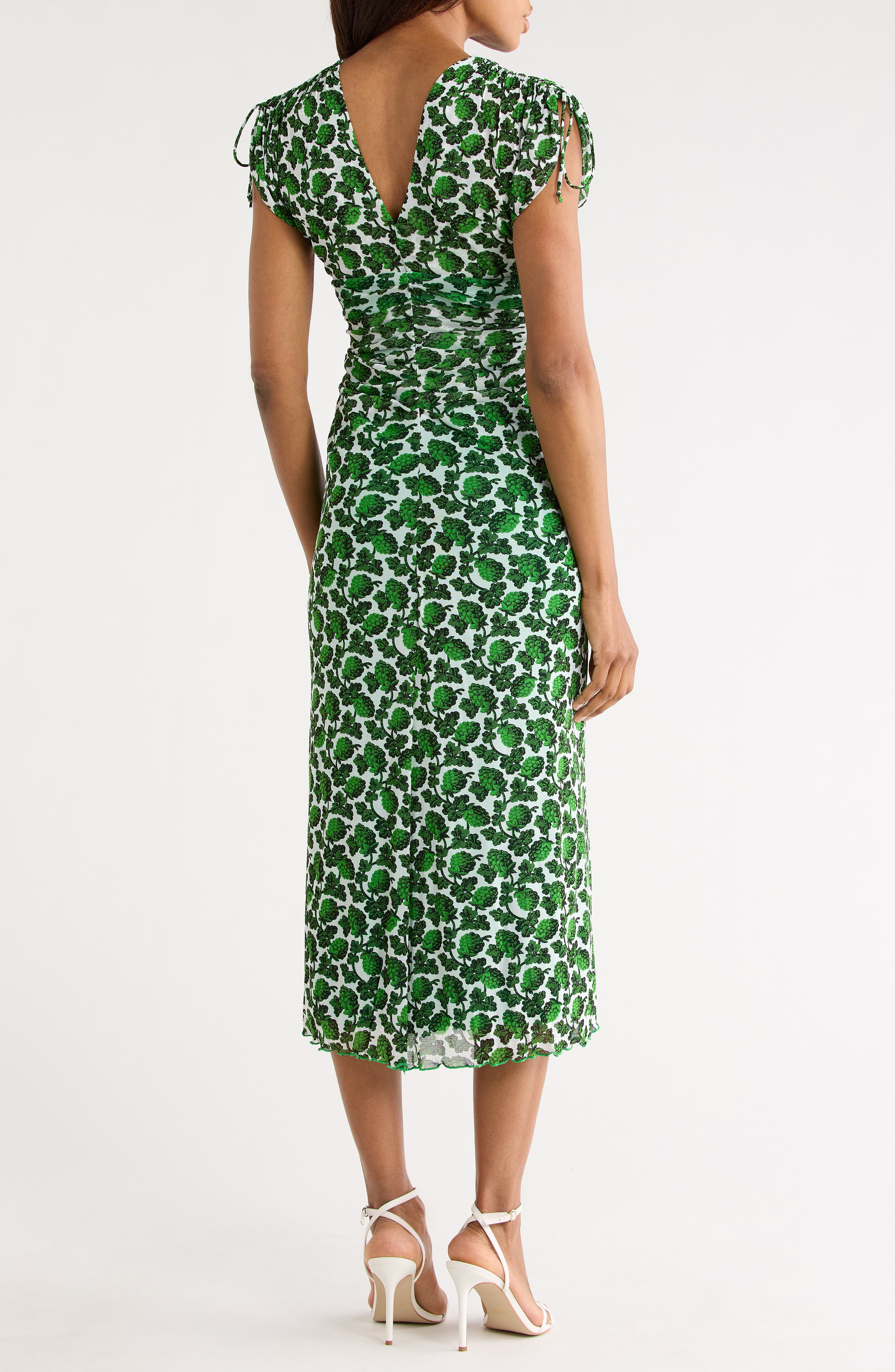 Charlotte Plunge Neck Maxi Dress - image 2