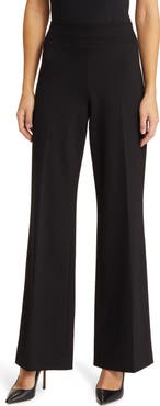Anne Klein Pull-On Wide Leg Trousers