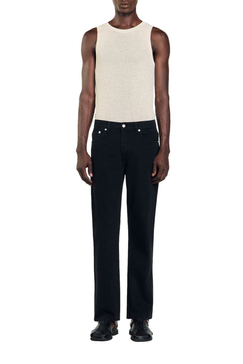 Straight-fit jeans, Main, color, Black