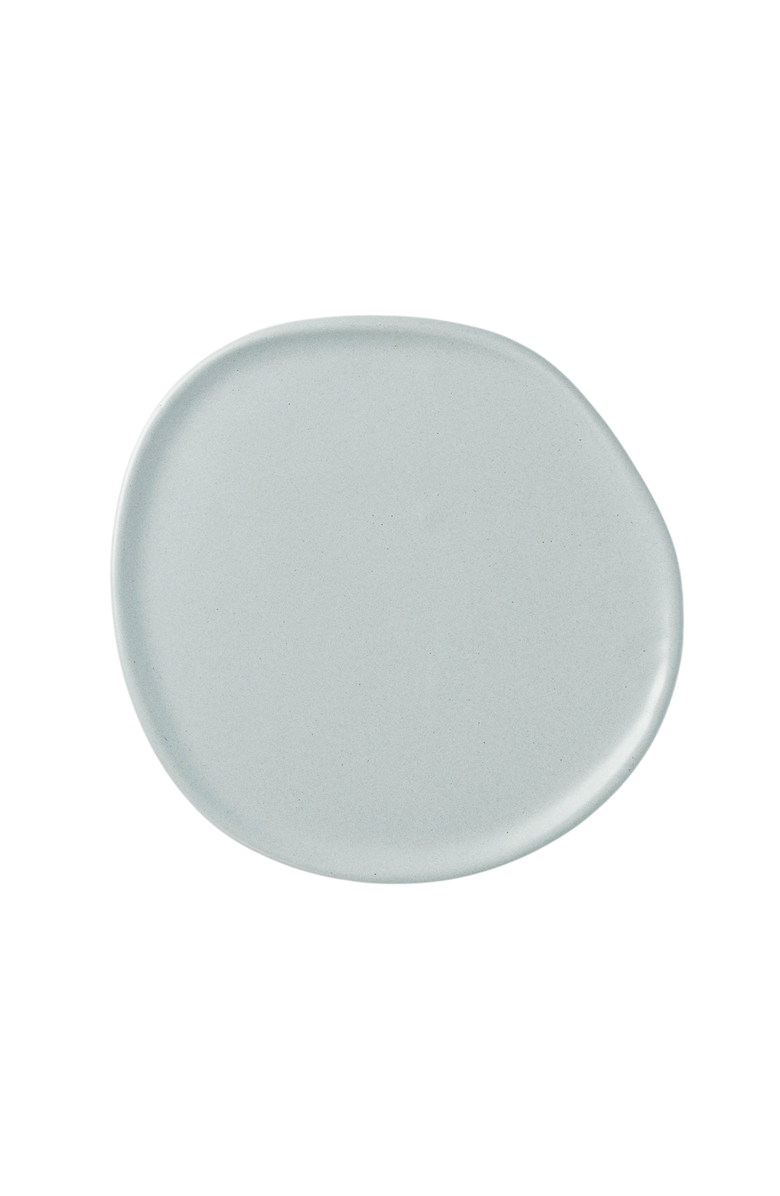 Haand Ripple Salad Plate, Main, color, Matte Grey / Individual