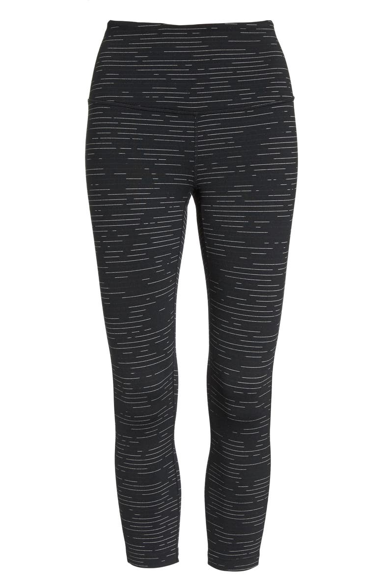 Zella Live In Flare High Waist Crop Leggings, Alternate, color, 