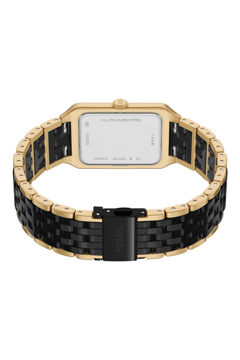 Raquel White Ceramic Bracelet Watch, 26mm, Alternate, color, BLACK