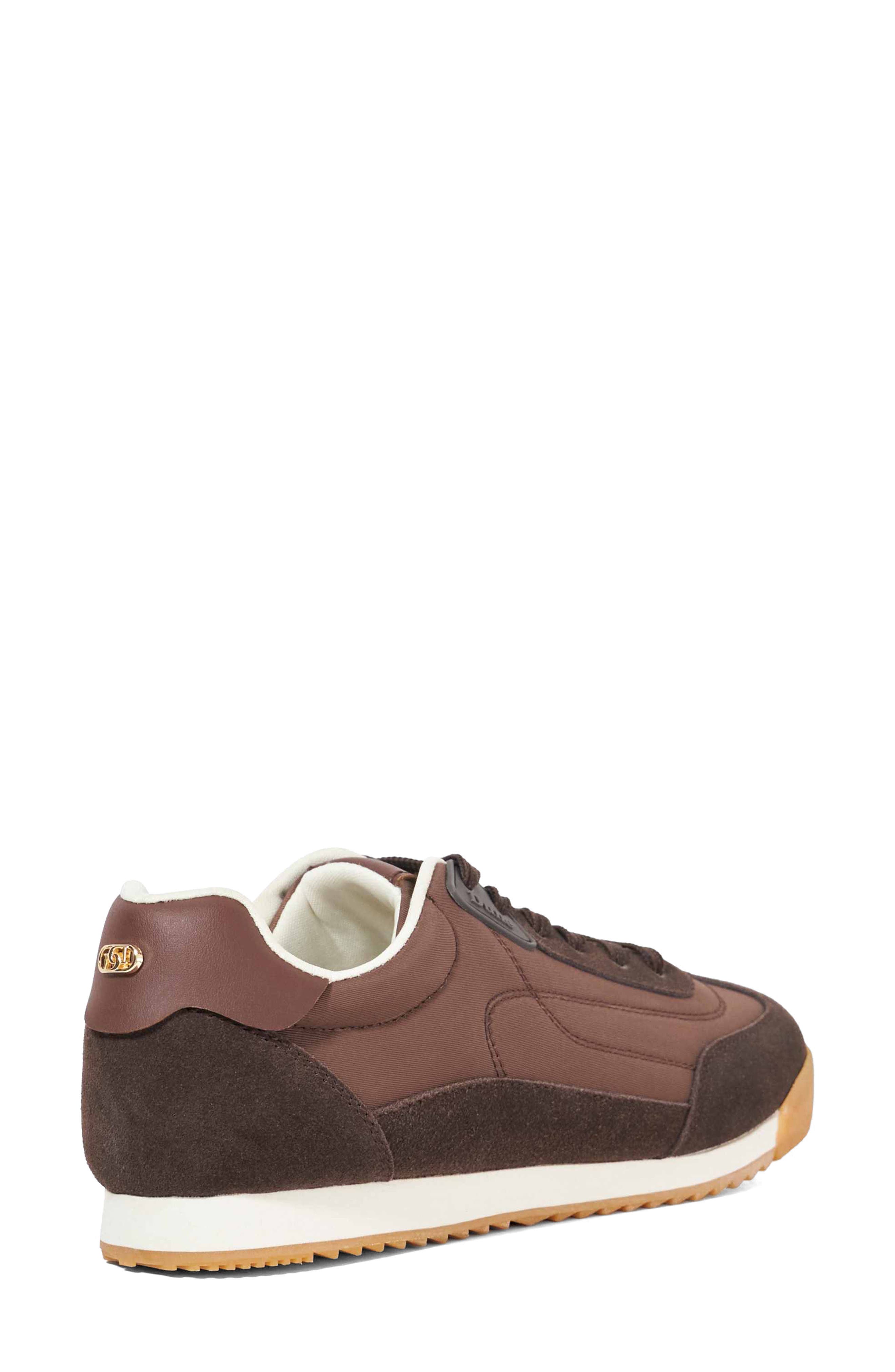 Dune London Emanie Sneaker, Alternate, color, Brown