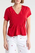 Vigoss Ruched Heart Top