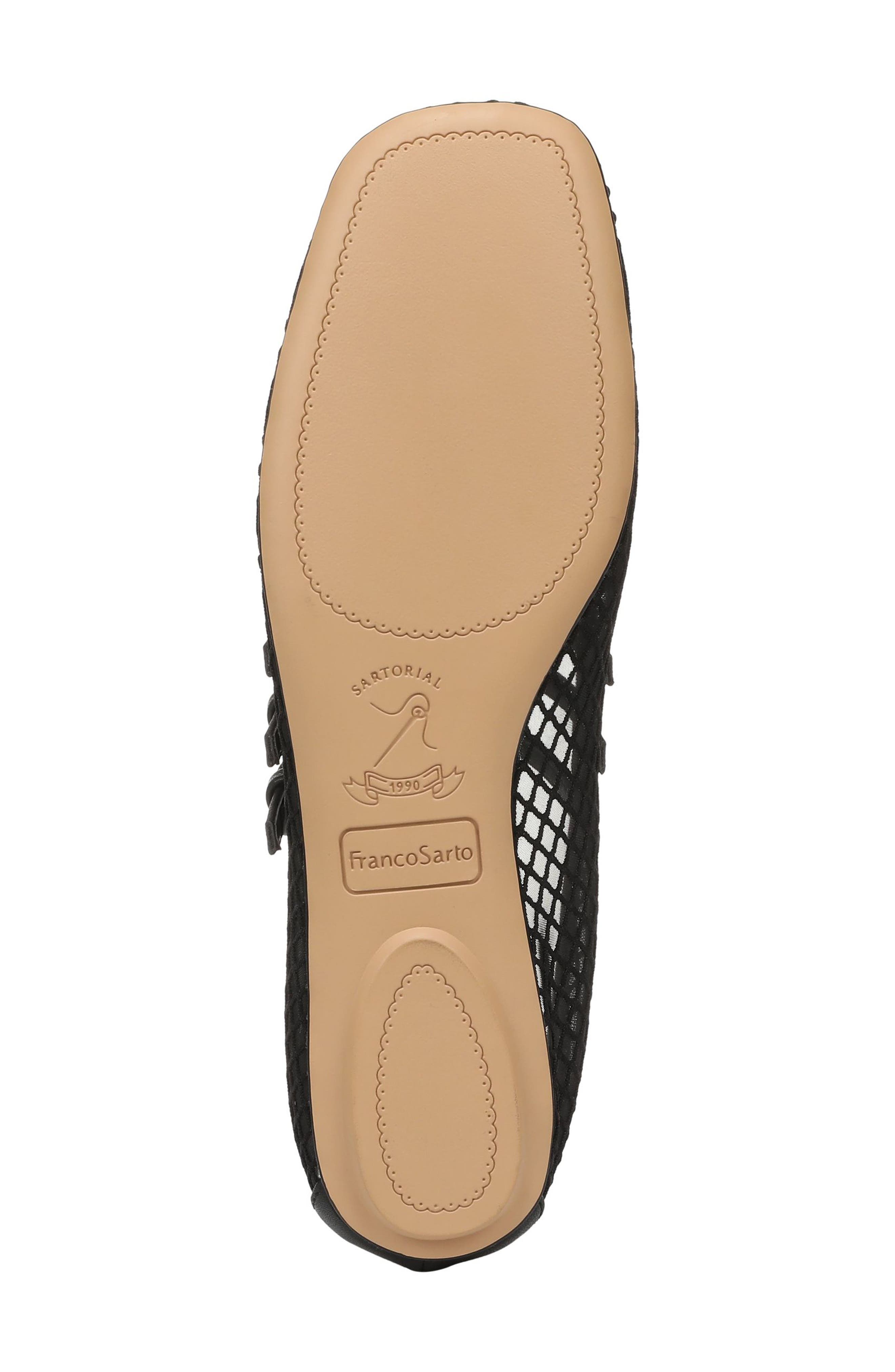 Franco Sarto Tatum Mary Jane Flat, Alternate, color, Black