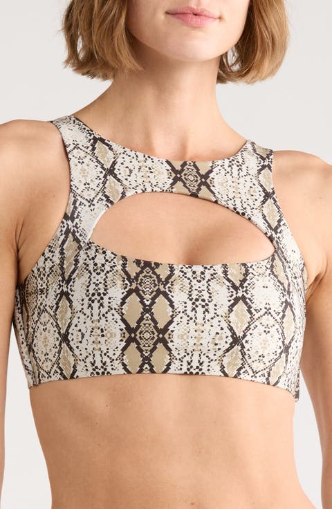 Cutout Longline Bikini Top