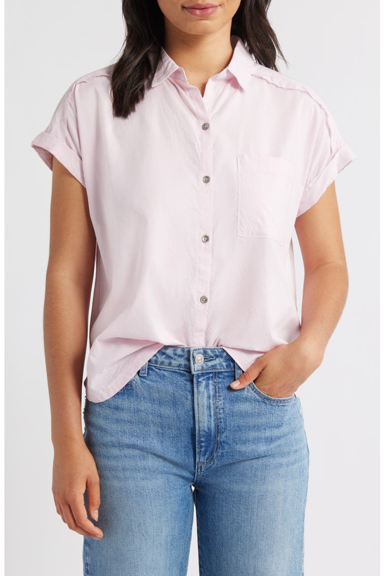 Lane Dolman Sleeve Shirt, Main, color, PALE PINK