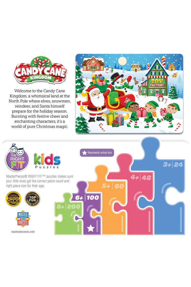 Santa's Big Night 100pc Puzzle, Alternate, color, Multicolor