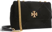 Tory Burch Kira Velvet Quilted Convertible Shoulder Bag