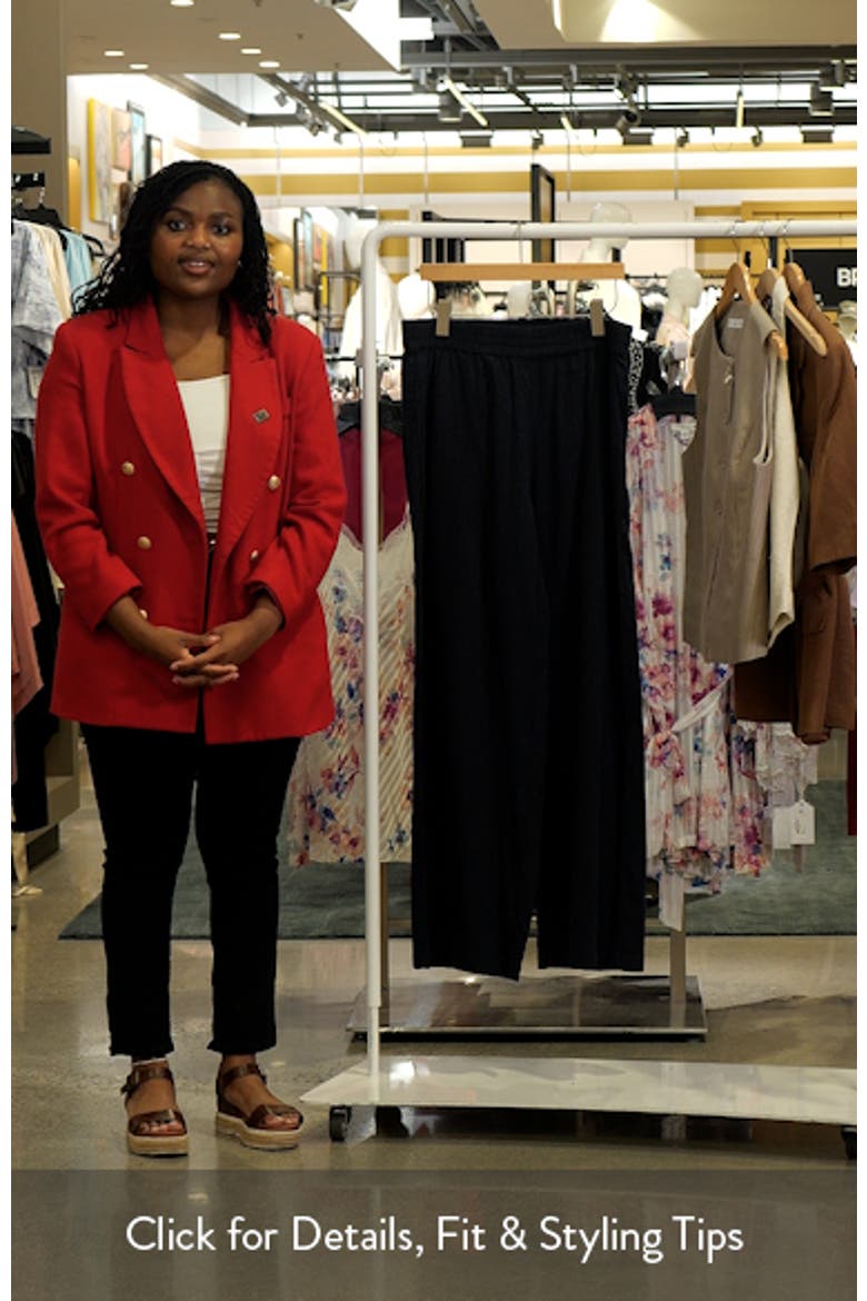 Allison Pull-On Wide Leg Hemp Blend Pants video