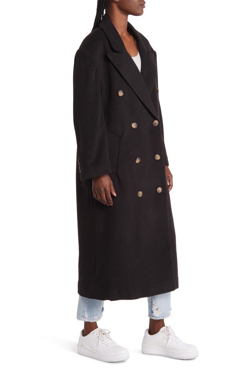 Topshop Smart Oversized Double Breasted Coat, Alternate, color, 