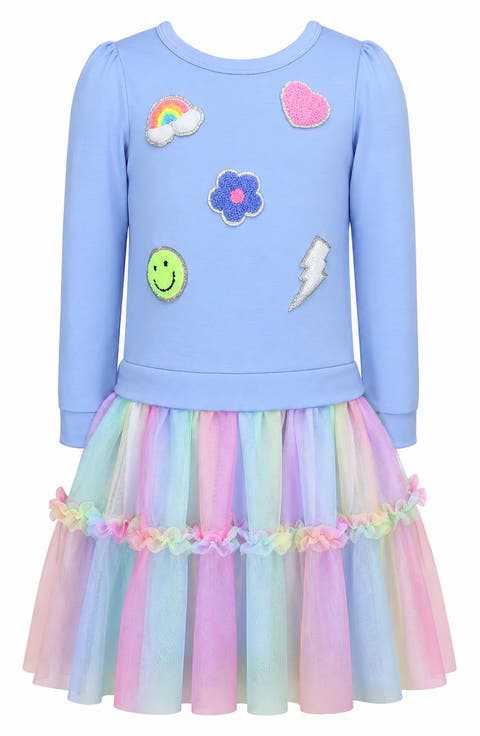 Kids' Novelty Patch Tutu Dress