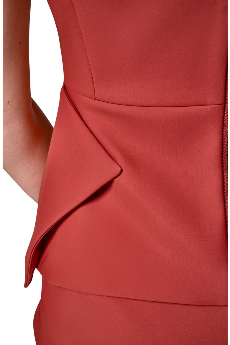 Structured Peplum Top, Alternate, color, SUNBAKED