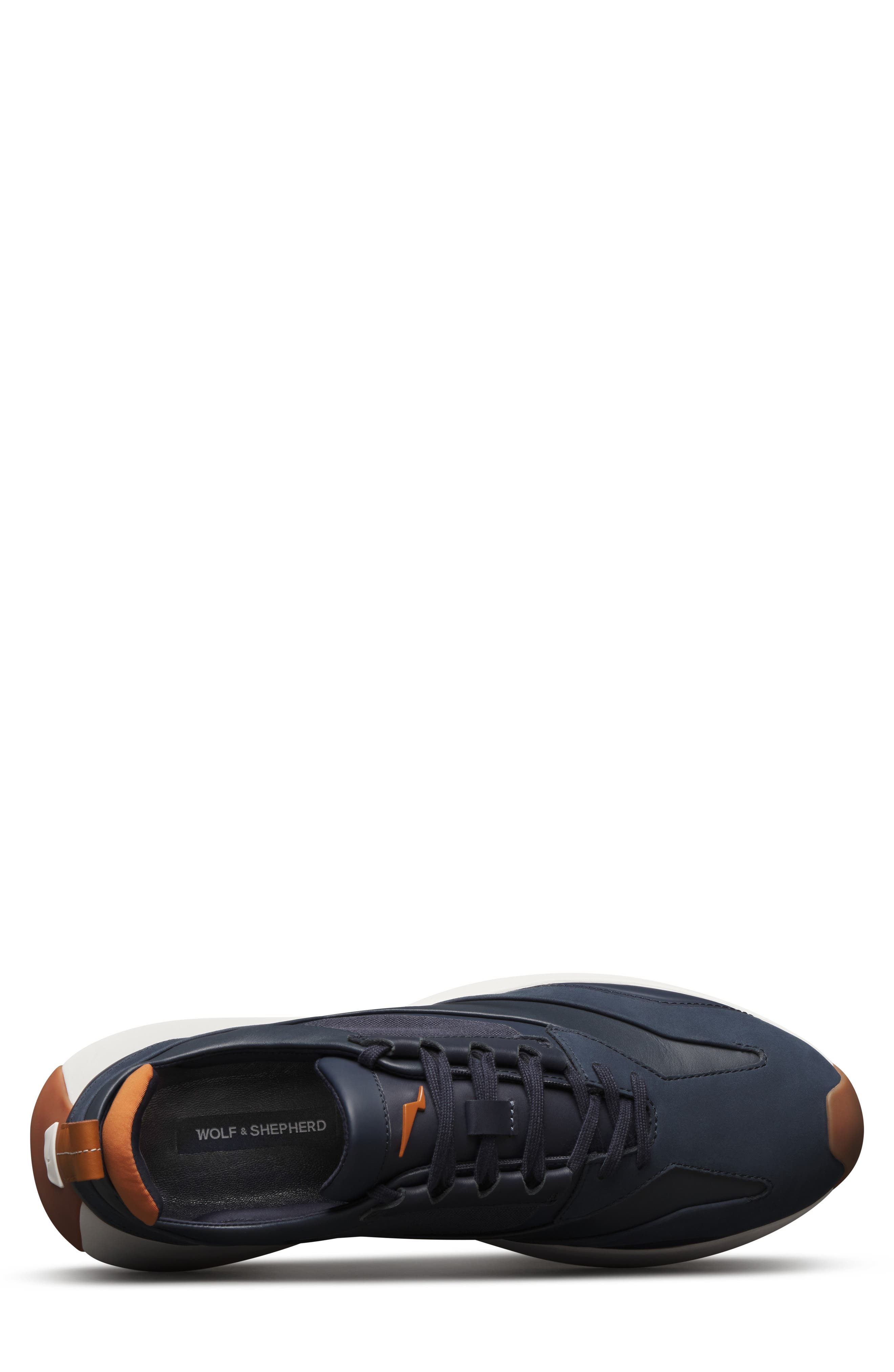 Wolf & Shepherd Marathon Sneaker, Alternate, color, Navy / White