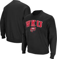 COLOSSEUM Men's Colosseum Black Western Kentucky Hilltoppers Arch Over Logo Pullover Sweatshirt