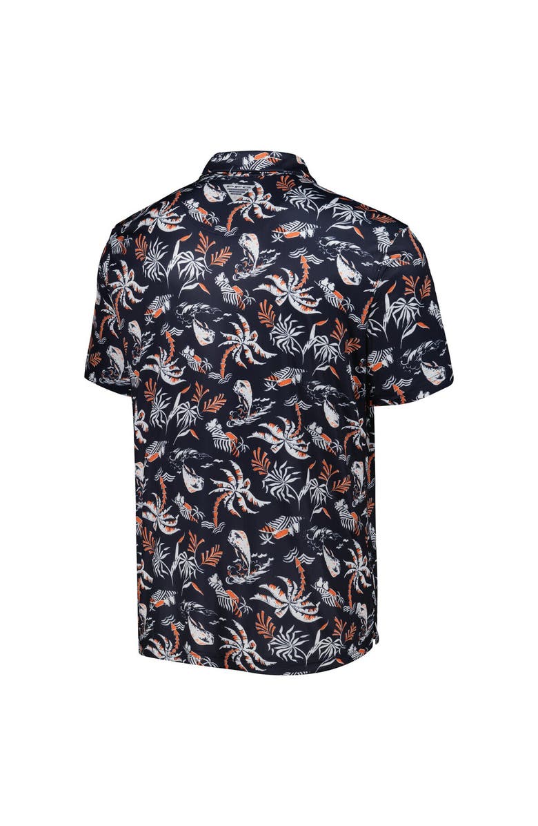 Columbia Men's Columbia Navy Auburn Tigers Super Terminal Tackle Omni-Shade Polo, Alternate, color, Navy