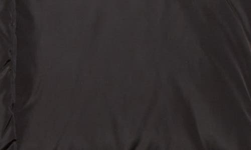 Moncler Litte Water Resistant Down Long Coat In Black
