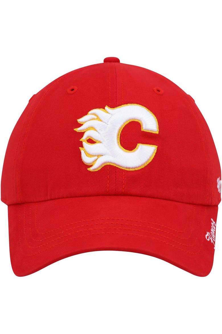 Women's '47 Red Calgary Flames Team Miata Clean Up Adjustable Hat, Alternate, color, Red